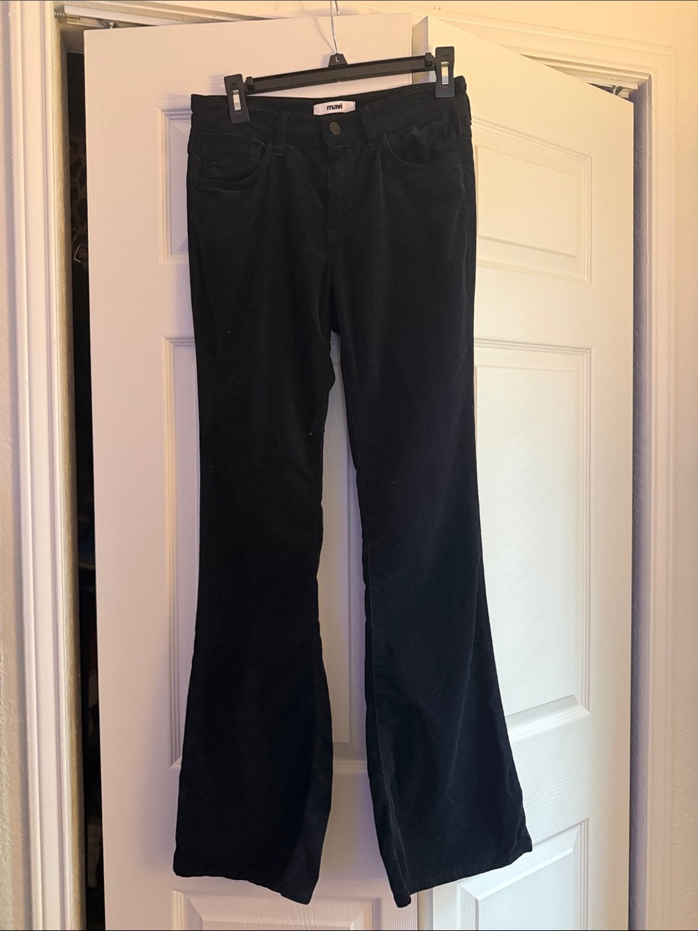 Mavi Black Boot Cut Corduroy Pants